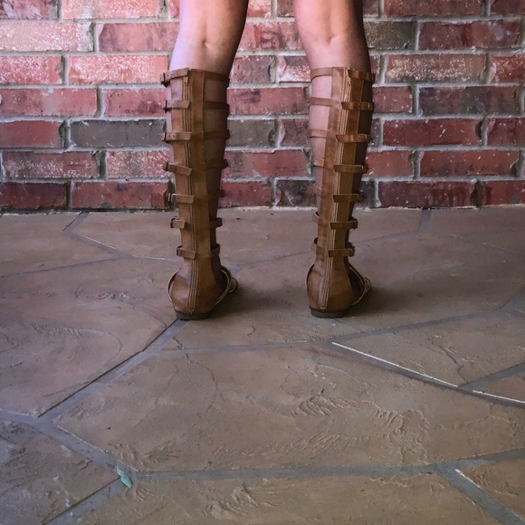 Knee-High Gladiator Sandals - Picture 2 of 4